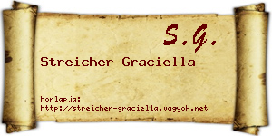 Streicher Graciella névjegykártya